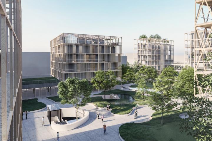  Jiří Petrželka a Kristýna Klůsová s návrhem přeměny reálné industriální zóny v Saint-Denis ve Francii