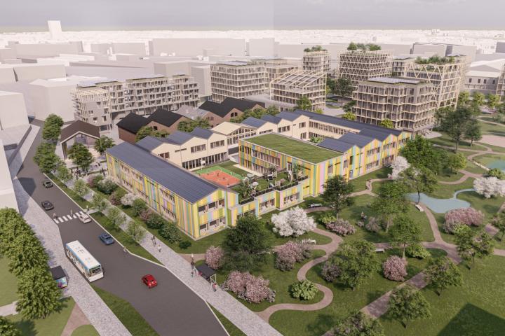  Jiří Petrželka a Kristýna Klůsová s návrhem přeměny reálné industriální zóny v Saint-Denis ve Francii